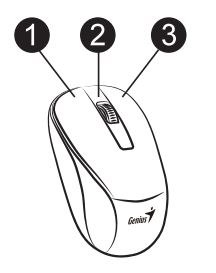 Genius KM-8101 Wireless Keyboard Mouse Combo User Guide - Mouse Button Assignments