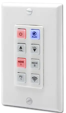 HALL-TECHNOLOGIES-Hive-KP8-All-In-One-8-Button-User-Interface-and-IP-Controller-PRODUCT-IMAGE