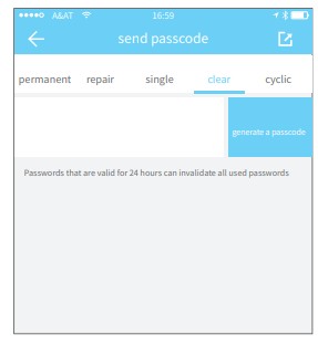 Hotel Di-HF3-BLE TTLock Smart Sensor Keypad with G2 TTLock Controller - clear code