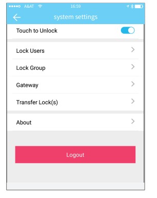 Hotel Di-HF3-BLE TTLock Smart Sensor Keypad with G2 TTLock Controller - system setting