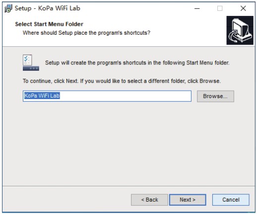 KoPa WiFi Lab for Windows Software - Software Installation 2