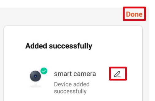 Kruger Matz KM2209 IP Wi-Fi Security Camera - Prompt button
