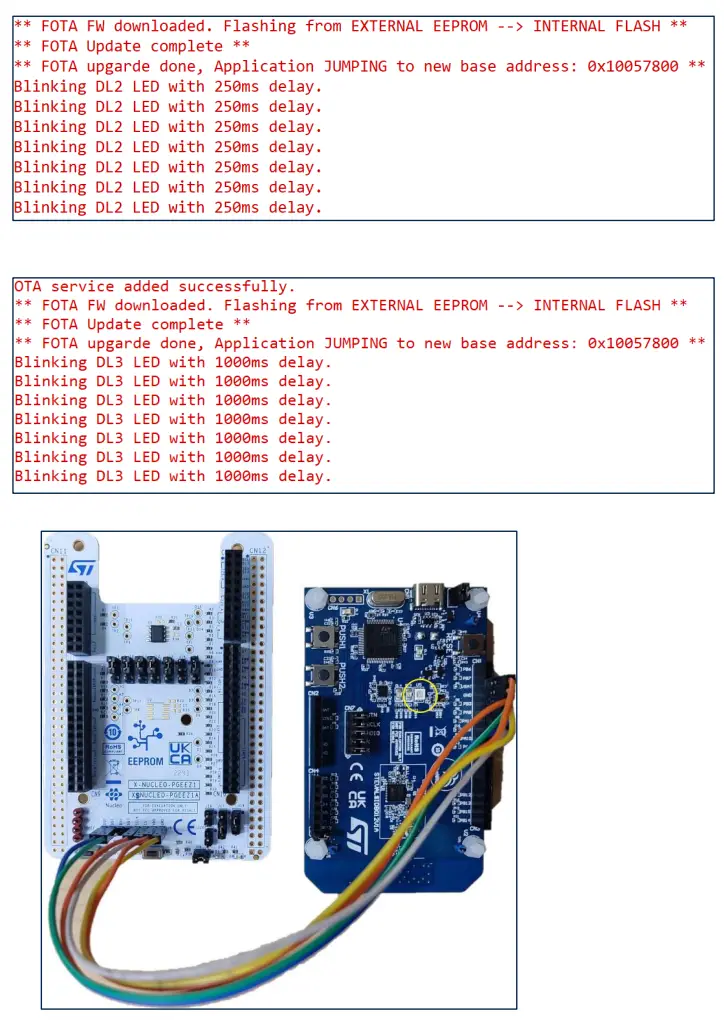 STSW-DFU-EEPRMA Device Firmware Upgrade Over Bluetooth Using External EEPROM - fig 8