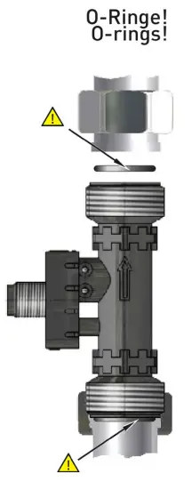SiKA VVX Vortex Flow Sensors - Thread