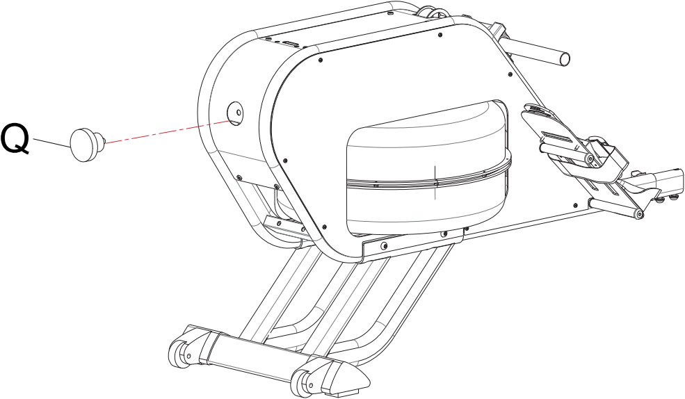 Skandika Nemo III Hybrid Water Rowing Machine - c10