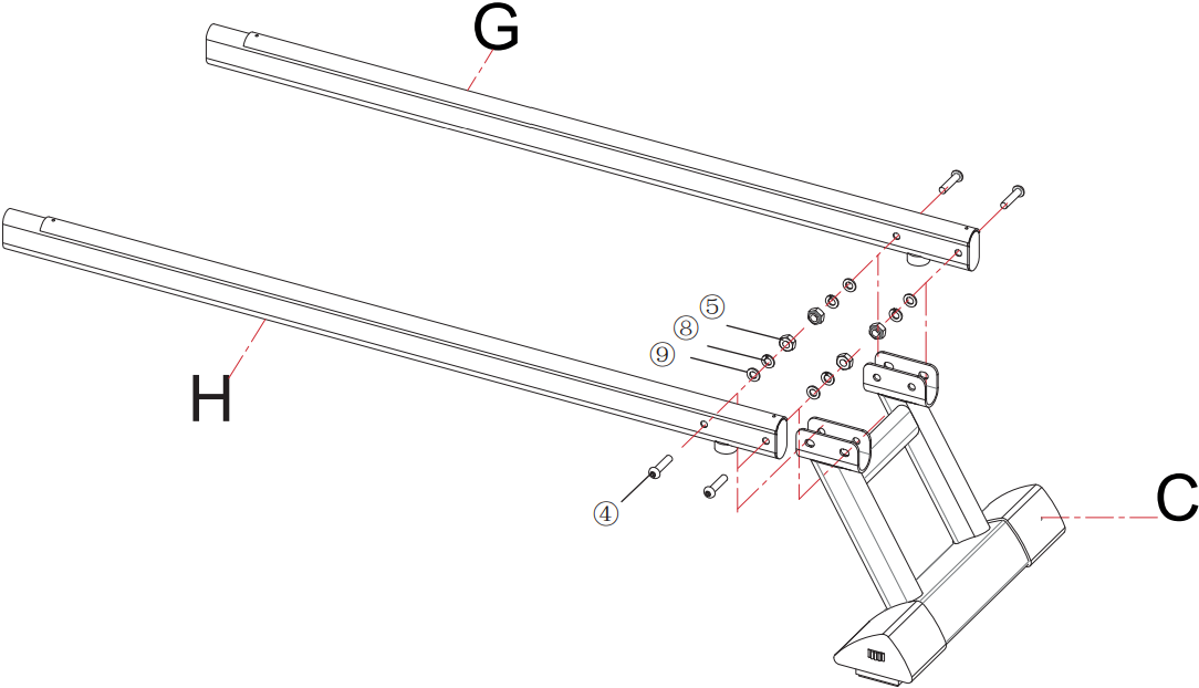 Skandika Nemo III Hybrid Water Rowing Machine - c2