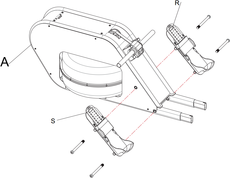 Skandika Nemo III Hybrid Water Rowing Machine - c7