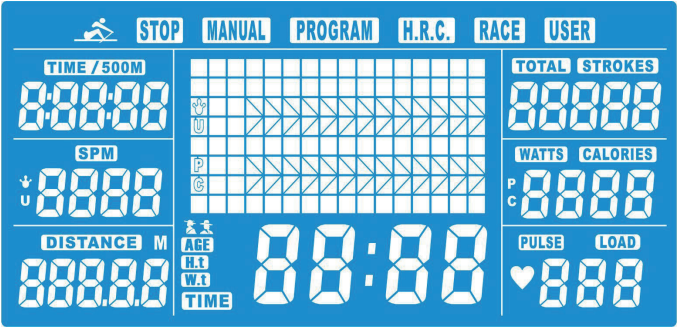 Skandika Nemo III Hybrid Water Rowing Machine - d2