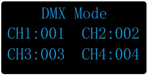 Skydance DH4 Lighting Control System - DMX mode