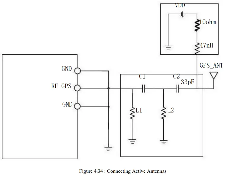 Smart Technology SLM920 Data Transmission Wireless Module - DRX Antenna Interface Connection Circuit 3
