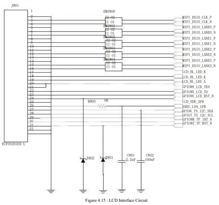 Smart Technology SLM920 Data Transmission Wireless Module - LCD Interface Circuit