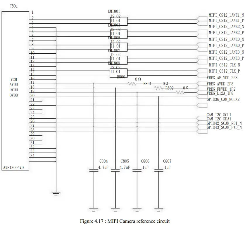 Smart Technology SLM920 Data Transmission Wireless Module - MIPI Camera reference circuit