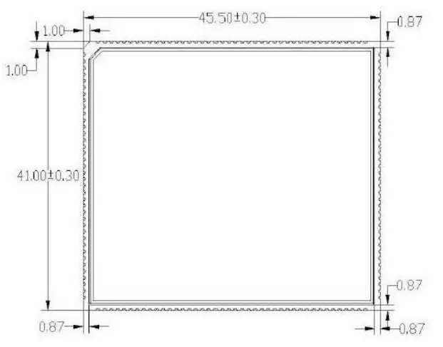 Smart Technology SLM920 Data Transmission Wireless Module - Mechanical Dimensions 1
