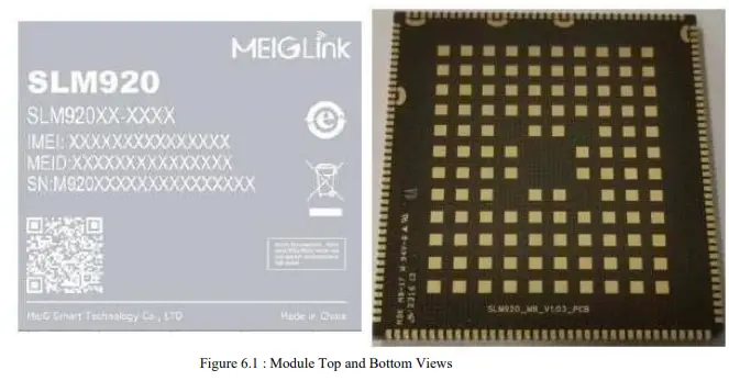 Smart Technology SLM920 Data Transmission Wireless Module - Top and bottom views