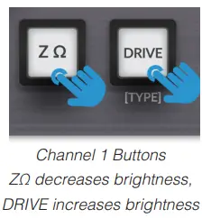 Solid State Logic SSL Origin Pure Drive Quad- Button Brightness1
