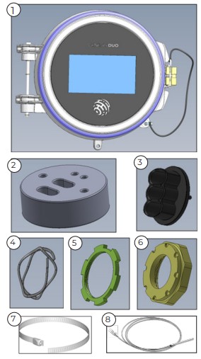 THERMON PN50890 Dual Point Control and Monitoring Solution - Kit Contents