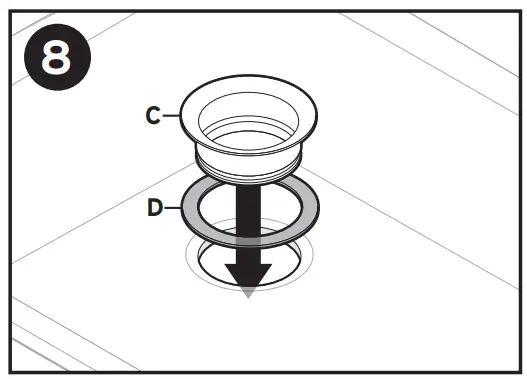 Install Sink Flange