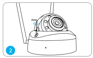 reolink RLC-843WA-C WiFi IP Camera - Install 2