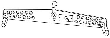 AXIOM AX1012A Powered Constant Curvature Array Element - RIGGING ACCESSORIES 3