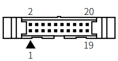 Hirose connector pin arragement
