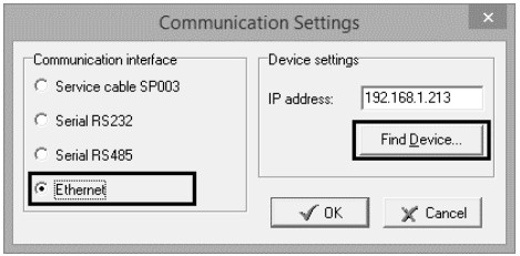 COMET SYSTEM Web Sensor P8552 with Binary Inputs - Device settings