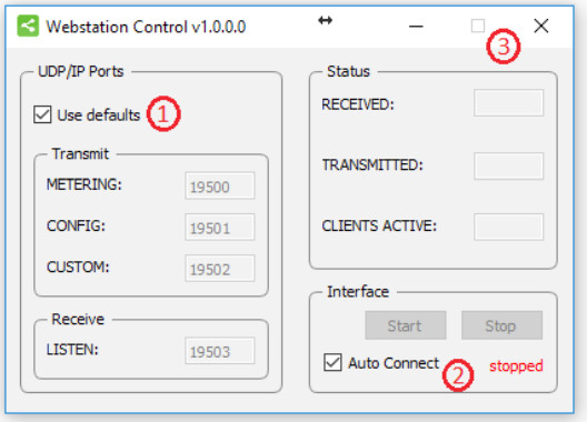 D R Webstation Configuration Manager Software - Webstation Control
