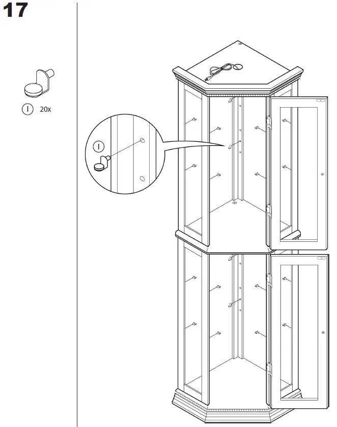Dolonm-014-HG-43501-WA-Lighted-Corner-Curio-Cabinet-withTempered-Glass-Doors-fig-21