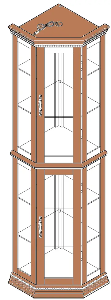 Dolonm-014-HG-43501-WA-Lighted-Corner-Curio-Cabinet-withTempered-Glass-
Doors-product