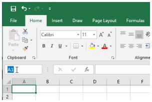 ExperTrain 2019 Naming Ranges in Excel User Guide - Highlight the range