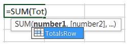 ExperTrain 2019 Naming Ranges in Excel User Guide - Sum