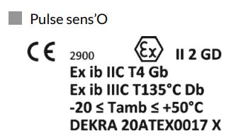 WATTECO 50-70-150 Pulse Counting and Analog Measurements in AtEx 1 Sensitive Area User Guide - Marking