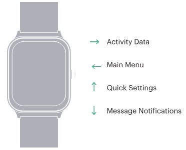 noise SPO2 Color Fit Canvas Bluetooth Calling Smart Watch - Activity