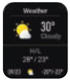 noise SPO2 Color Fit Canvas Bluetooth Calling Smart Watch - Weather