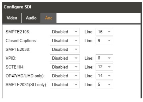 sencore MRD 7000 Receiver Decoder Software - Baseband Processing 15