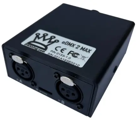 DMxking com eDMX2 MAX Ethernet DMX Adapter 2 Universe PoE USB Controller -