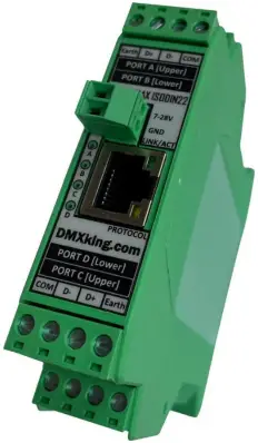 DMxking com eDMX4 Max Isodin22 Over Ethernet Converter 0