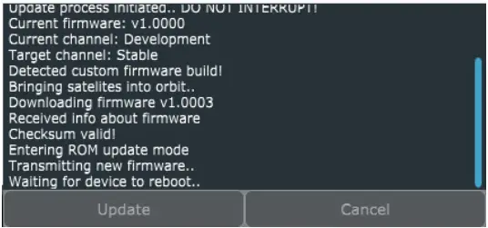 DuTCH IC2.1 Insert Computer Audio Chocolate - IC2.1 firmware will start updating screen