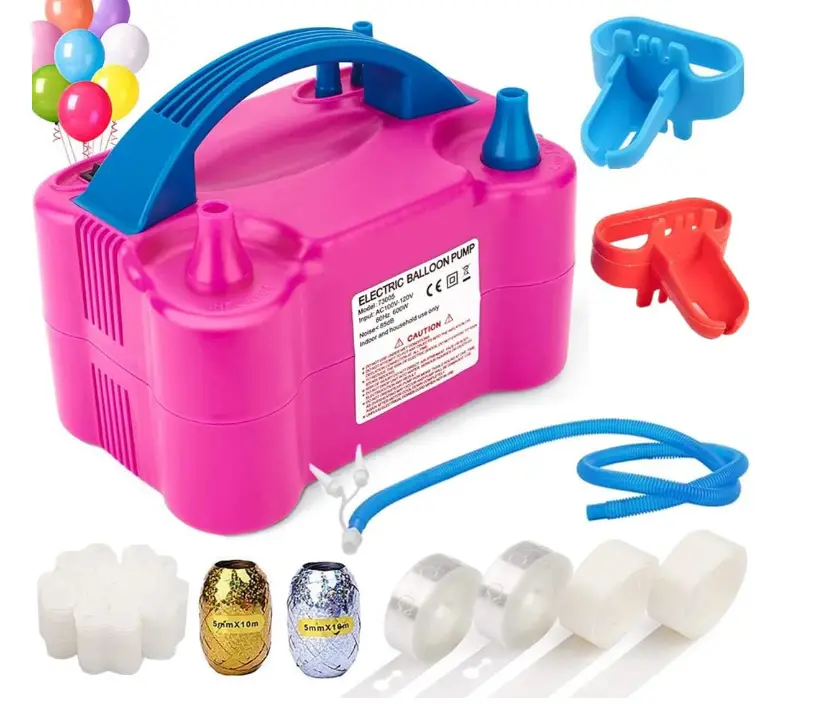 ELLECK-73005-Portable-Dual-Nozzle-Ballon-Inflator-Pump-
box
