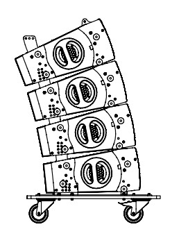 EVO88-M Dual 8 Inch Active Line Array System - proper internal