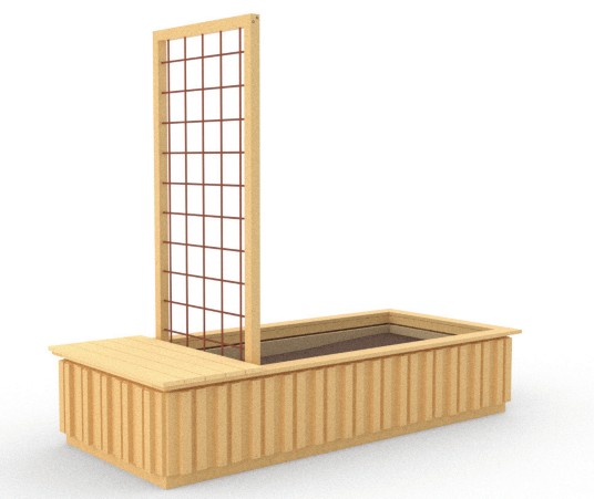 LOGOSOL BUILD GROW Saw and Box with Storage and Trellis - Instructions 15