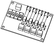 SDC FB-4 Four Output Power Distribution Module 4