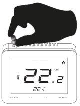 TECH CONTROLLERS EU-R-8 PB Plus Wireless Room Regulator With Humidity Sensor - HOW TO REGISTER THE REGULATOR