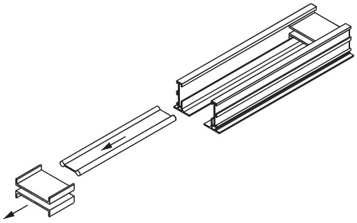 Titus FL 10 LED FlowBar Linear Diffusers - Removal of Pattern Controller