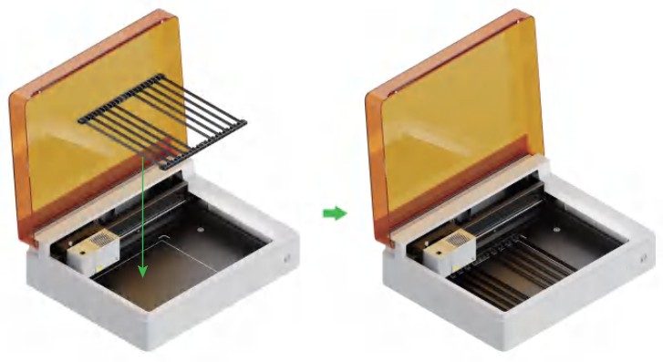 XTOOL M2 Desktop Laser Cutter and Engraver Machine - material