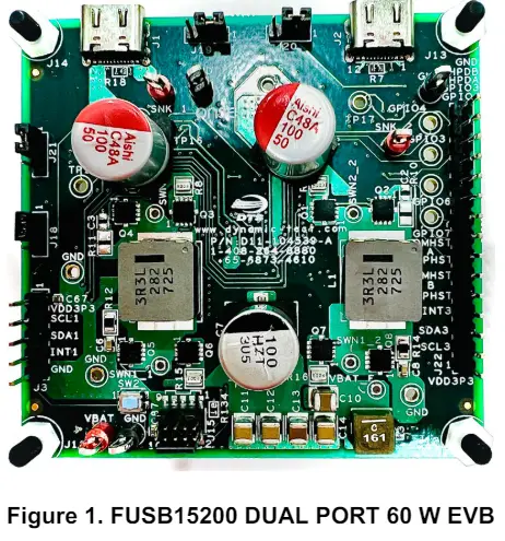 onsemi FUSB15200DV Dual Port USB Type C PD Controller Software 