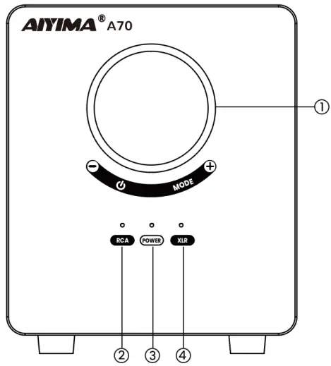 AIYIMA A70 2.1 Channel Power Amplifier - overview