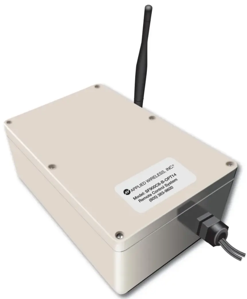 APPLIED WIRELESS SF900C Remote Control And Voltage Input Transceiver