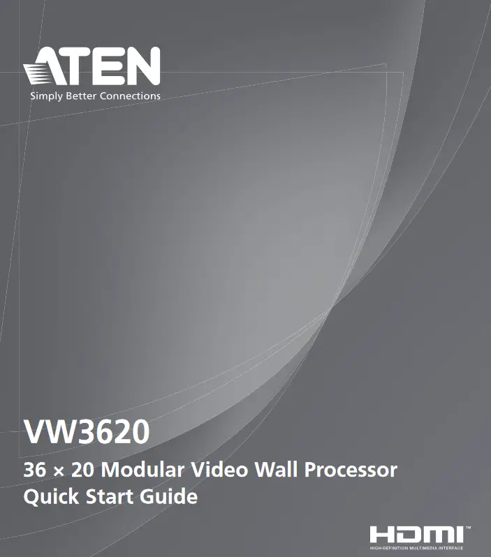 ATEN MISC10000057 Modular Video Wall Processor - front page