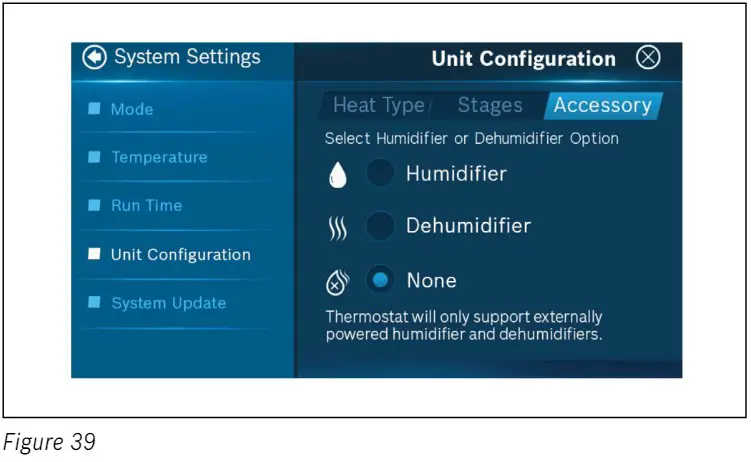 BOSCH BCC110 Connected Control Thermostat - Humidifier Control