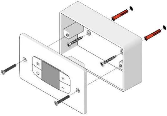 CONSORT CRXSL-10 Wireless Controller - Mounting the controller